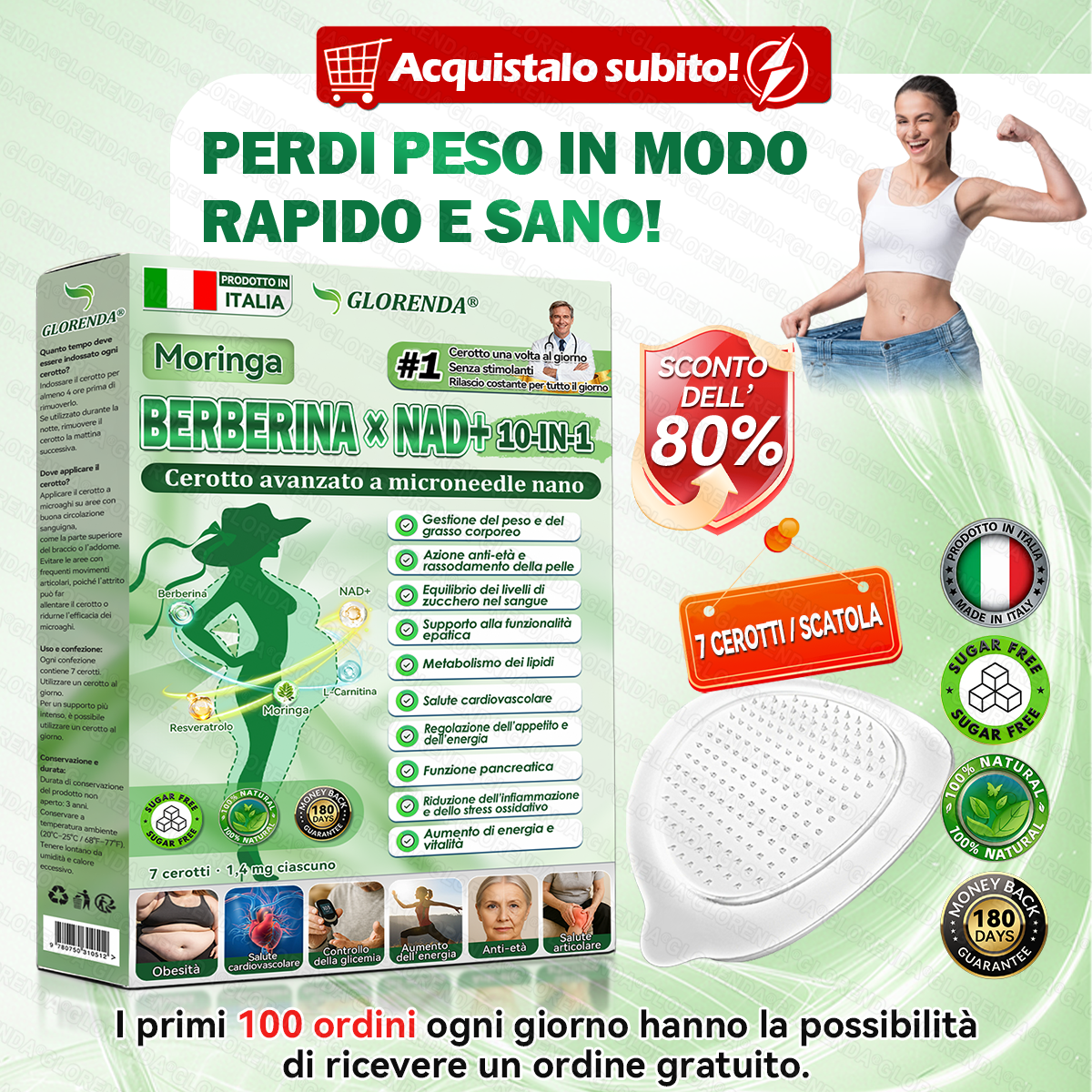 𝐍𝐞𝐠𝐨𝐳𝐢𝐨 𝐔𝐟𝐟𝐢𝐜𝐢𝐚𝐥𝐞 | ✨🏅 𝐆𝐋𝐎𝑹𝑬𝗡𝗗𝗔® 𝑴𝒐𝒓𝒊𝒏𝙜𝙖 · 𝘽𝙚𝙧𝙗𝙚𝙧𝒊𝒏𝒆 × 𝐍𝐴𝑫+ 10-i𝐧-1 𝐂𝐞𝐫𝐨𝐭𝐭𝒐 𝐀𝐯𝐚𝐧𝐳𝐚𝒕𝒐 𝑵𝒂𝙣𝙤 𝐌𝐢𝐜𝐫𝐨𝐧𝒆𝒆𝒅𝒍𝒆 ( 𝐒𝐨𝐥𝐨 𝐮𝐧𝐚 𝐯𝐨𝐥𝐭𝐚 𝐚𝐥 𝐠𝐢𝐨𝐫𝐧𝐨, 𝐜𝐚𝐦𝐛𝐢𝐚𝐦𝐞𝐧𝐭𝐢 𝐯𝐢𝐬𝐢𝐛𝐢𝐥𝐢 𝐢𝐧 𝟕 𝐠𝐢𝐨𝐫𝐧𝐢) ✅ 𝐏𝐞𝐫 𝐨𝐛𝐞𝐬𝐢𝐭à, 𝐩𝐞𝐥𝐥𝐞 𝐫𝐢𝐥𝐚𝐬𝐬𝐚𝐭𝐚, 𝐝𝐢𝐚𝐛𝐞𝐭𝐞, 𝐚𝐩𝐧𝐞𝐚 𝐧𝐨𝐭𝐭𝐮𝐫𝐧𝐚, 𝐩𝐫𝐨𝐛𝐥𝐞𝐦𝐢 𝐚𝐫𝐭𝐢𝐜𝐨𝐥𝐚𝐫𝐢 𝐞 𝐦𝐨𝐥𝐭𝐨 𝐚𝐥𝐭𝐫𝐨